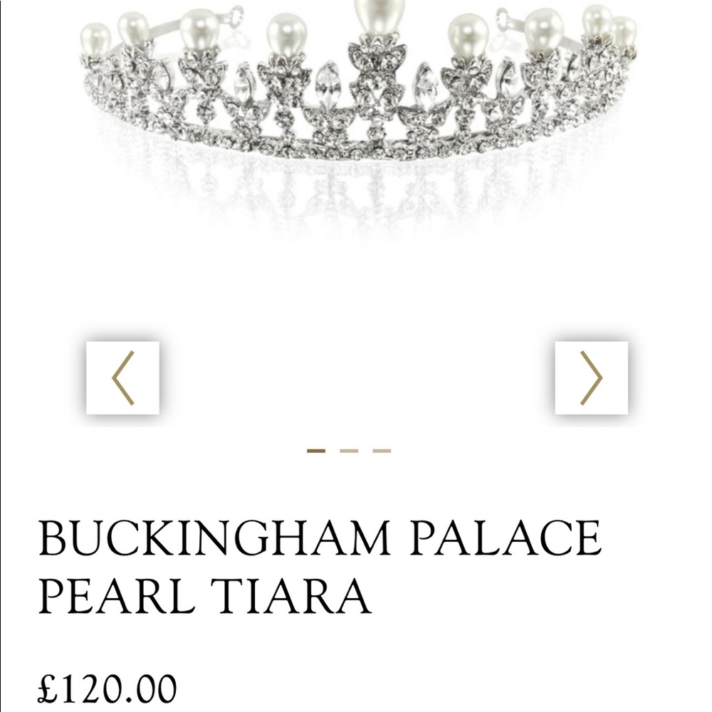 buckingham palace pearl tiara